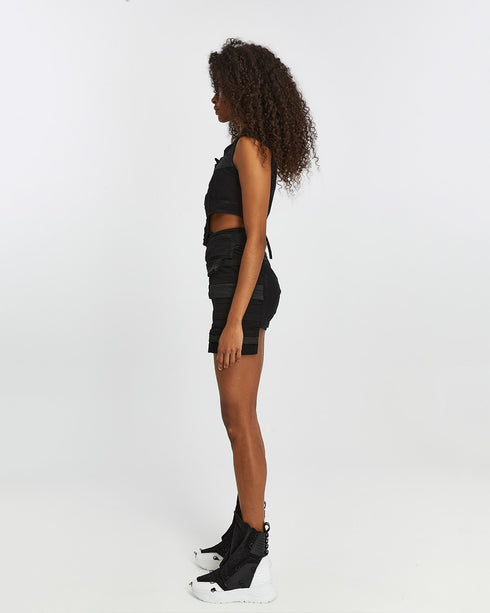 Contrast Trim Women's Shorts