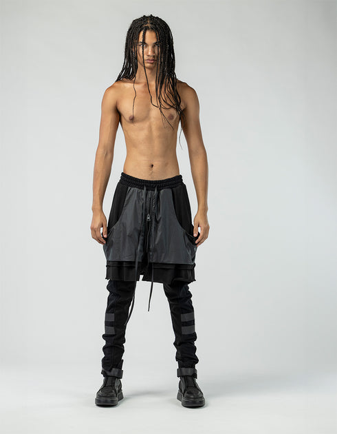 Junus Coban Double Layer Men's Pants avant garde pants