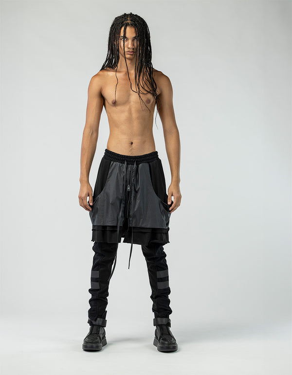 Junus Coban Double Layer Men's Pants avant garde pants