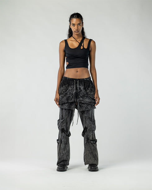 Junus Coban Double Layered Women's Pants layered avant garde pants