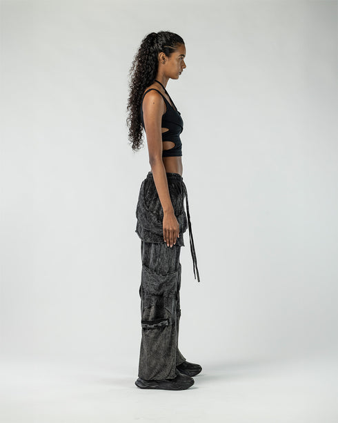Junus Coban Double Layered Women's Pants layered avant garde pants