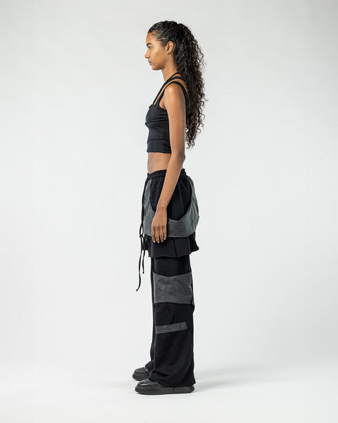 Junus Coban Double Layered Women's Pants layered avant garde pants