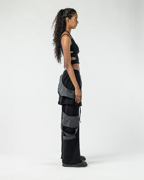Junus Coban Double Layered Women's Pants layered avant garde pants
