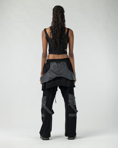 Junus Coban Double Layered Women's Pants layered avant garde pants