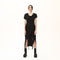 Draped Neck Multi Paneled Women's T-Shirt