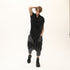 Junus Coban Draped Neckline T-Shirt Black