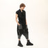 Junus Coban Draped Neckline T-Shirt Black