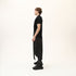 Junus Coban Draped Neckline T-Shirt Black