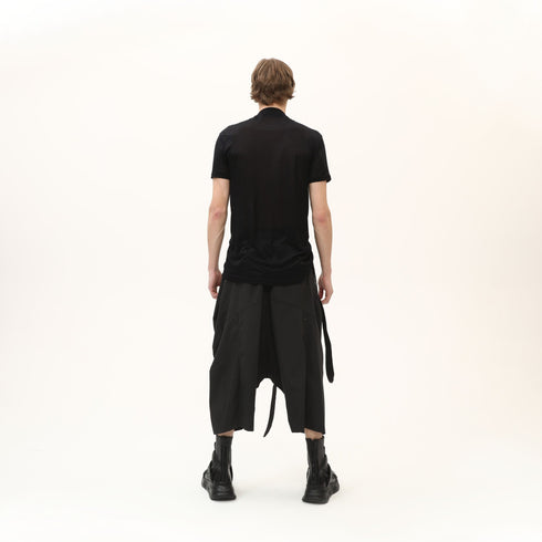 Junus Coban Draped Neckline T-Shirt Black