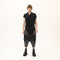 Junus Coban Draped Neckline T-Shirt Black
