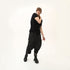 Junus Coban Draped Neckline T-Shirt Black