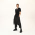 Junus Coban Draped Neckline T-Shirt Black
