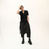 Junus Coban Draped Neckline T-Shirt Black