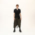 Junus Coban Draped Neckline T-Shirt Black
