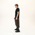 Junus Coban Draped Neckline T-Shirt Black