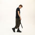 Junus Coban Draped Neckline T-Shirt Black