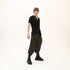 Junus Coban Draped Neckline T-Shirt Black