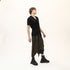Junus Coban Draped Neckline T-Shirt Black