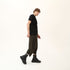 Junus Coban Draped Neckline T-Shirt Black