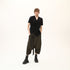 Junus Coban Draped Neckline T-Shirt Black
