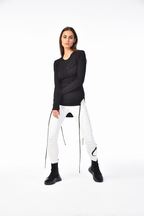 Drawstring Sleeve Women's Tunic