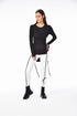 Drawstring Sleeve Women's Tunic