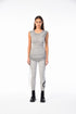 Drawstring Sleeveless Women's Tunic