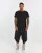 Junus Coban Extended-Back Slit-Front T-Shirt Black