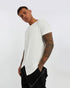 Junus Coban Extended-Back Slit-Front T-Shirt White