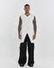 Junus Coban Front-and-Back Slit Tank Top White