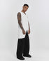 Junus Coban Front-and-Back Slit Tank Top White
