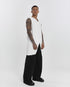 Junus Coban Front-and-Back Slit Tank Top White