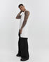 Junus Coban Front-and-Back Slit Tank Top White