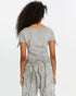 Front Piped Short Sleeve Women's T-Shirt