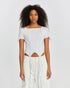 Front Piped Short Sleeve Women's T-Shirt