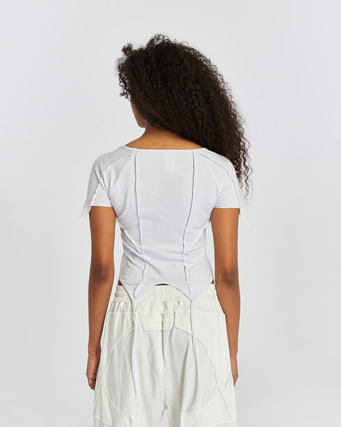 Front Piped Short Sleeve Women's T-Shirt