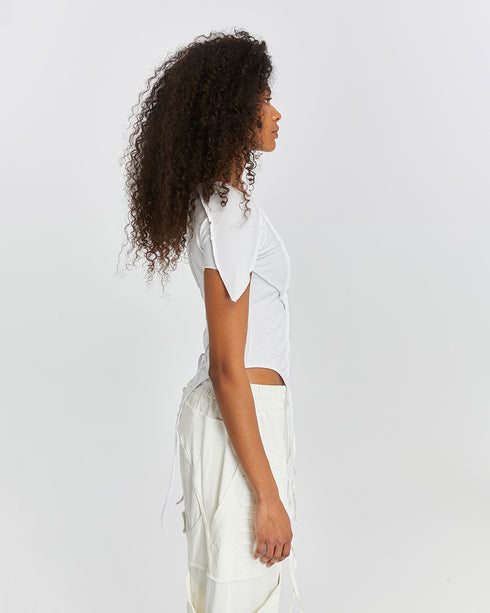 Front Piped Short Sleeve Women's T-Shirt