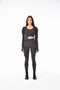Front Zip Pocket Women's Bustier