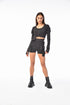 Front Zip Pocket Women's Bustier