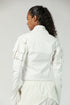 Junus Coban Heavily Pintucked Short Jacket cropped length avant garde jacket