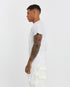 Junus Coban High-Low V-Neck T-Shirt White