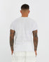 Junus Coban High-Low V-Neck T-Shirt White