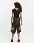 Long Fringed V Neck Women's T-Shirt