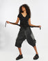Long Fringed V Neck Women's T-Shirt