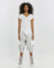Long Fringed V Neck Women's T-Shirt