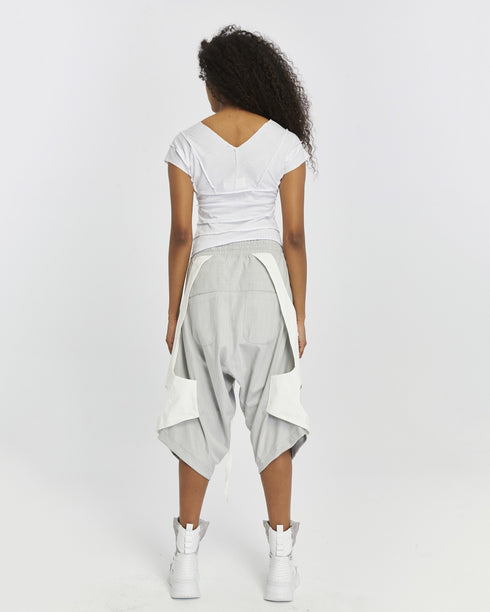 Long Fringed V Neck Women's T-Shirt