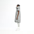 Long Scarf Quilted Cape Women's Coat