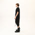 Junus Coban Men’s Multi-Pleated Capri Trousers with Piped Skirted Pockets utility pocketed pleated avant garde capri
