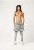 Junus Coban Men's Pant with Messy Stitching avant garde pants