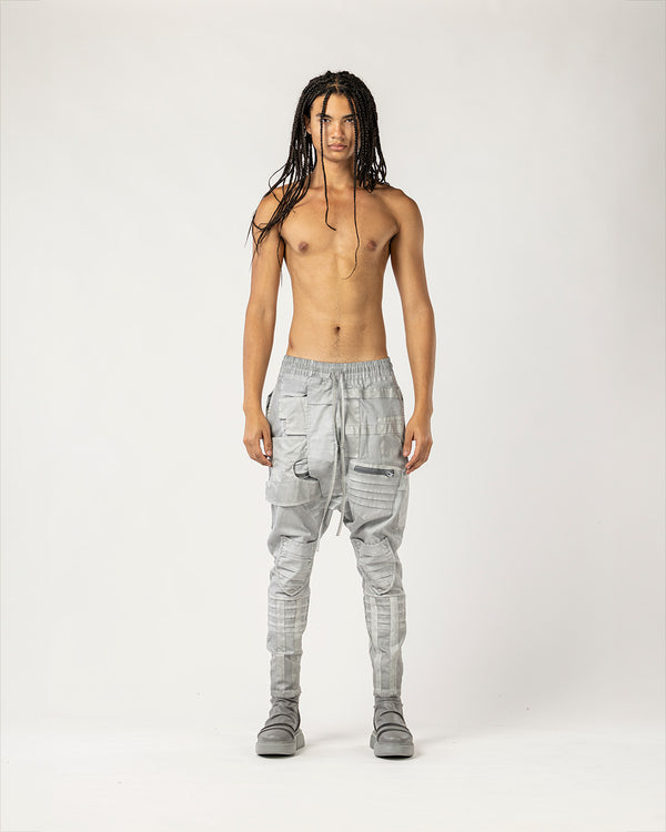 Junus Coban Men's Pants with Multiple Pintuck Details avant garde pants
